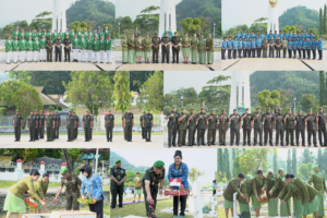 UPACARA DAN ZIARAH DI TMP WAENA  (HUT KESAD KE-81)